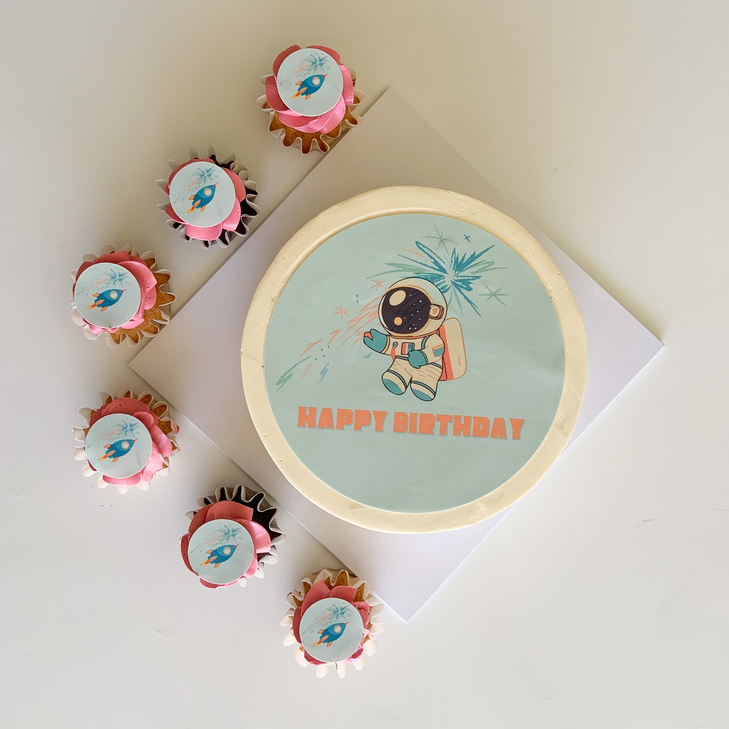 Personalised Bundle Space Edible Icing Sheets for Cake & Cupcakes