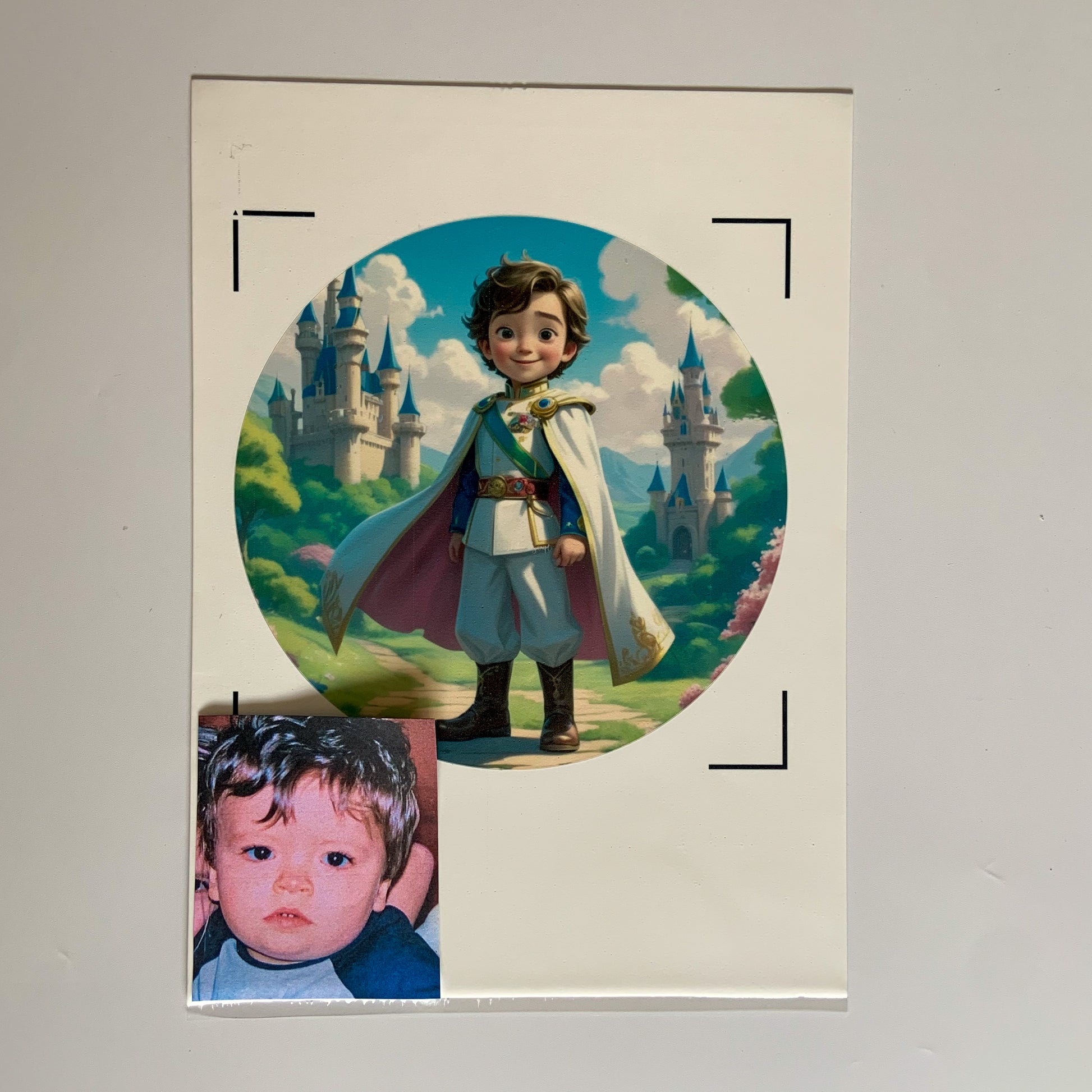 Edible prince cake topper custom face Australia