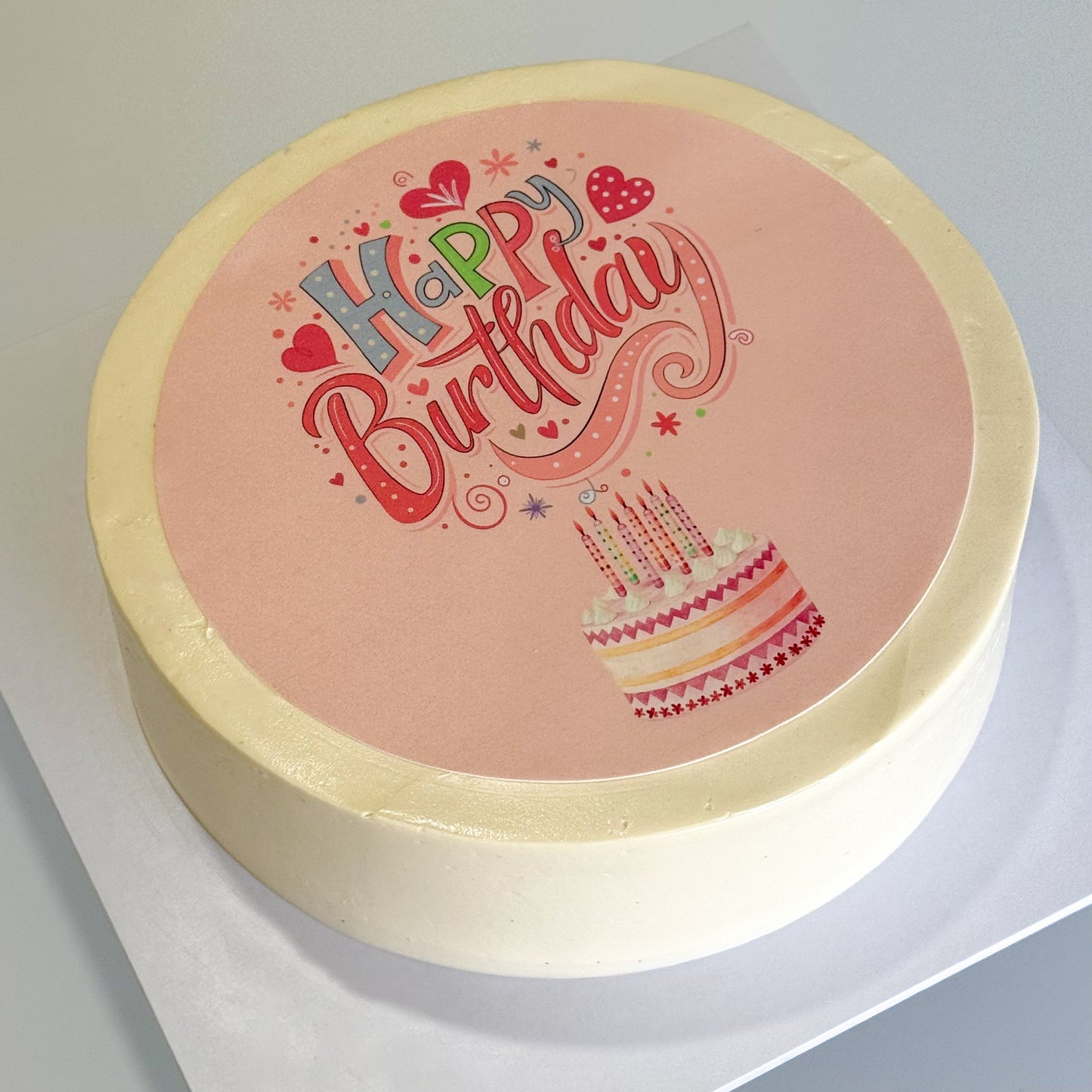 Traditional female edible cake topper personalised Australia