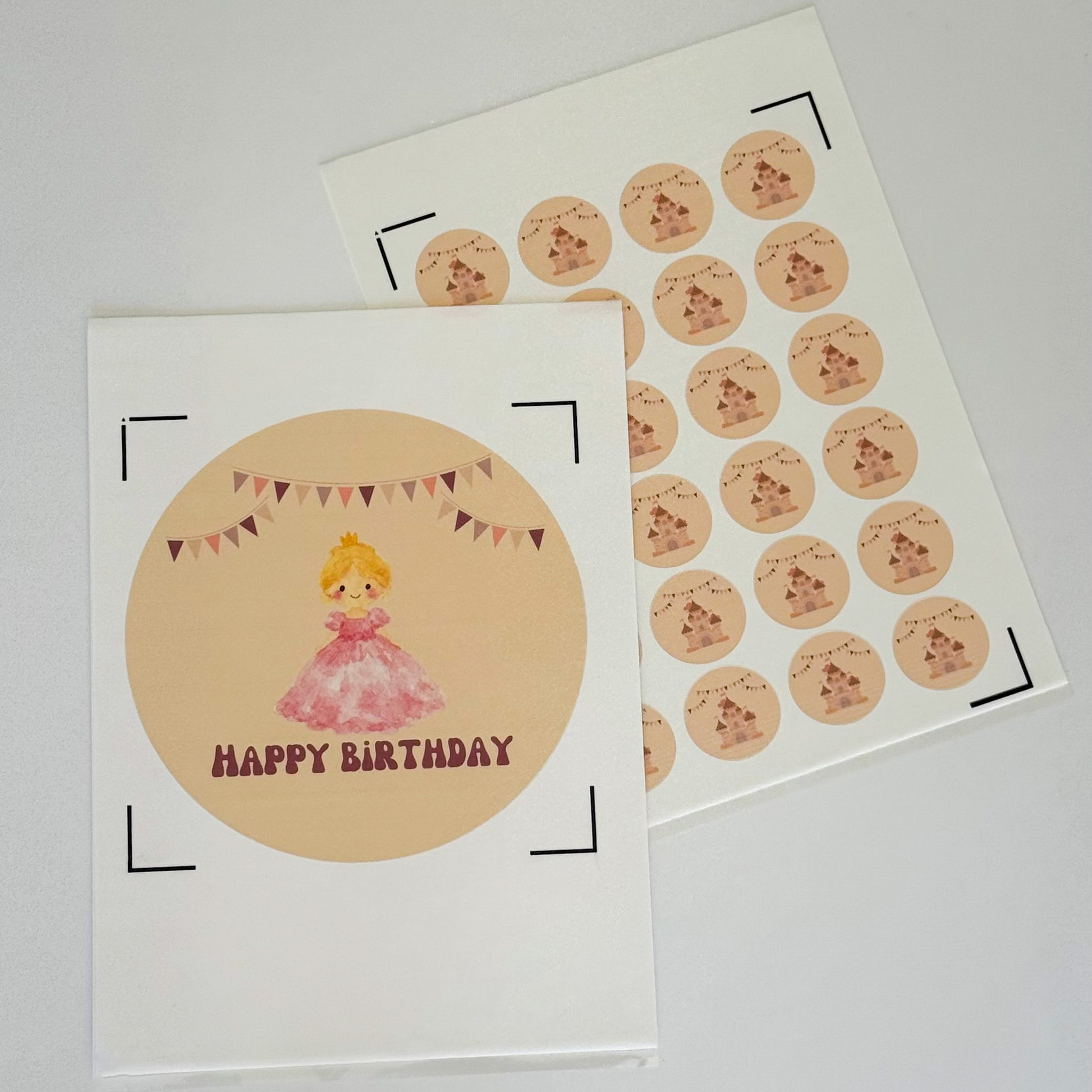 Personalised Bundle Blonde Princess A4 Edible Icing Sheets for Cake & Cupcakes